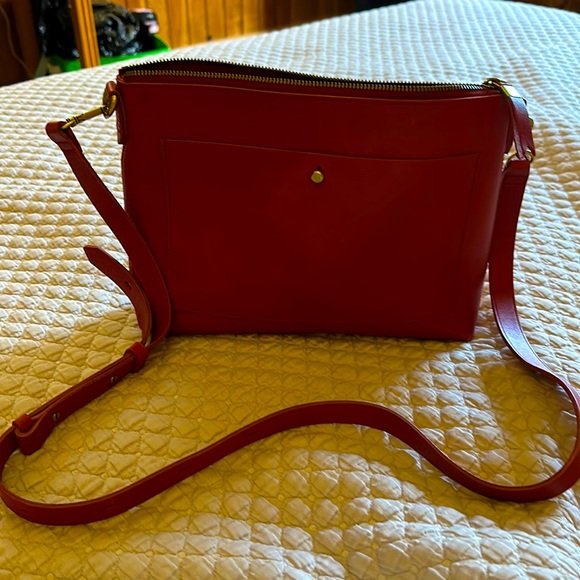 Madewell Bags Madewell Transport Crossbody Leather Bag With